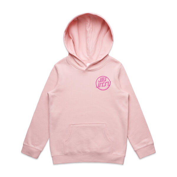 Jiu-Jitsu Dot Pink - AS Colour Youth Supply Hood Thumbnail